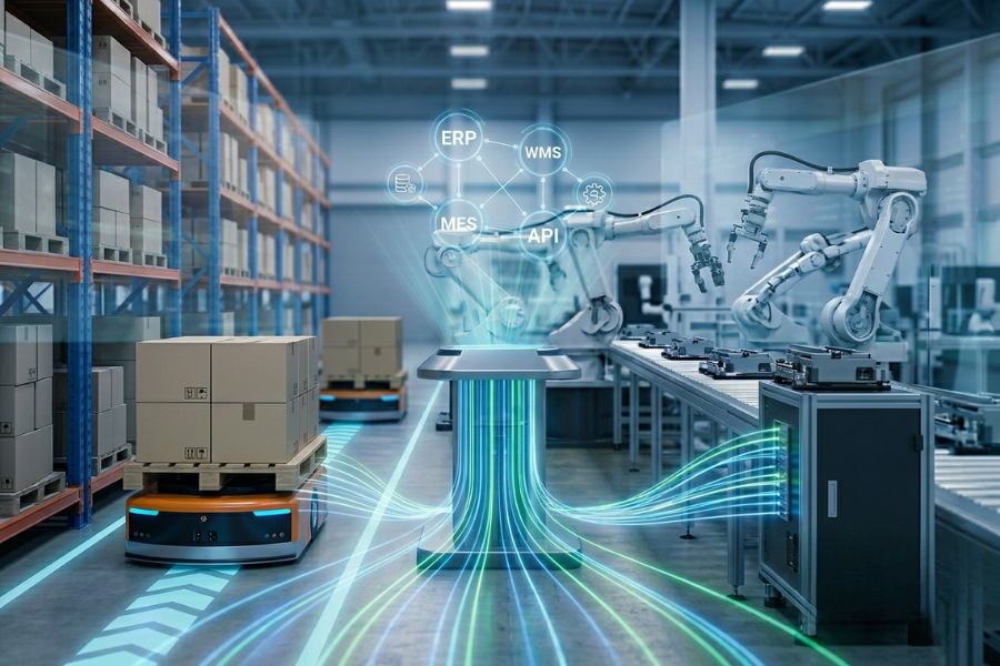 Robot có thể tích hợp với hệ thống quản lý hiện tại không?