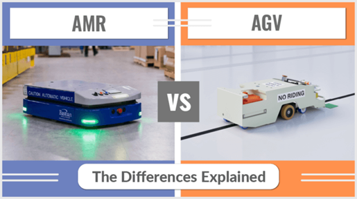 Sự khác biệt giữa AGV và AMR - PAN Robotics