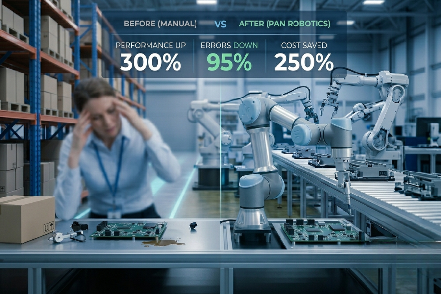 Hiệu quả thực tế khi sử dụng robot là gì?