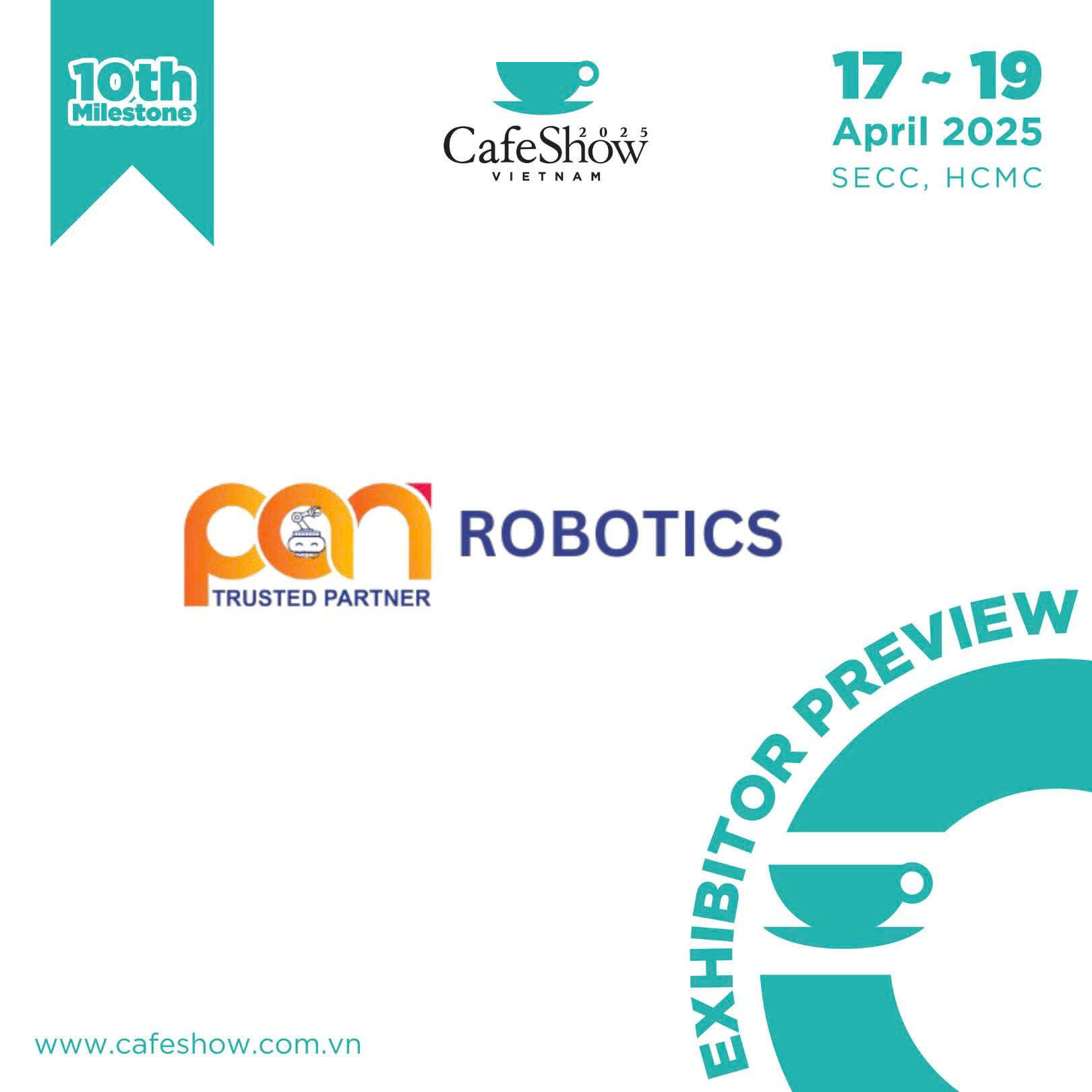 Khi Cà Phê Gặp Công Nghệ – Trải Nghiệm Robot Thế Hệ Mới Cùng PanRobotics tại Cafe Show Vietnam 2025