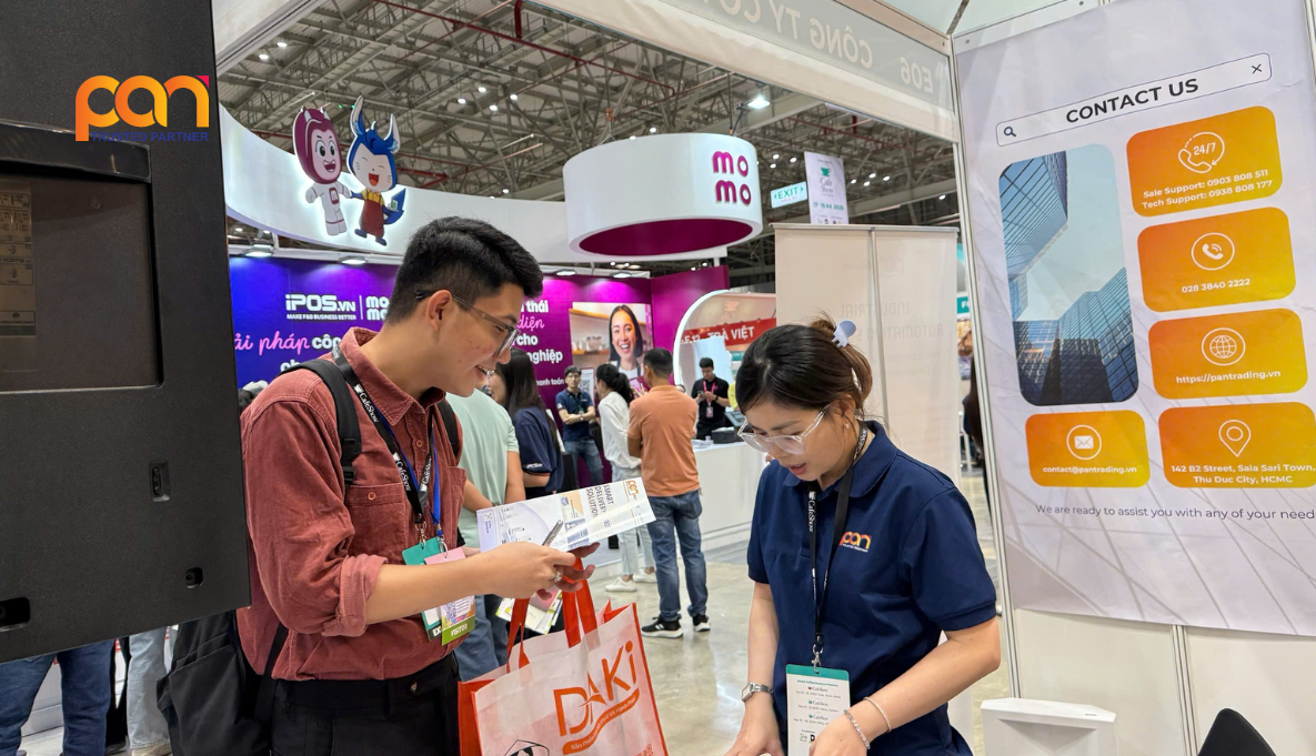 PAN Robotics ghi dấu ấn tại Cafe Show Vietnam 2025 với các giải pháp tự động hóa cho thực tiễn