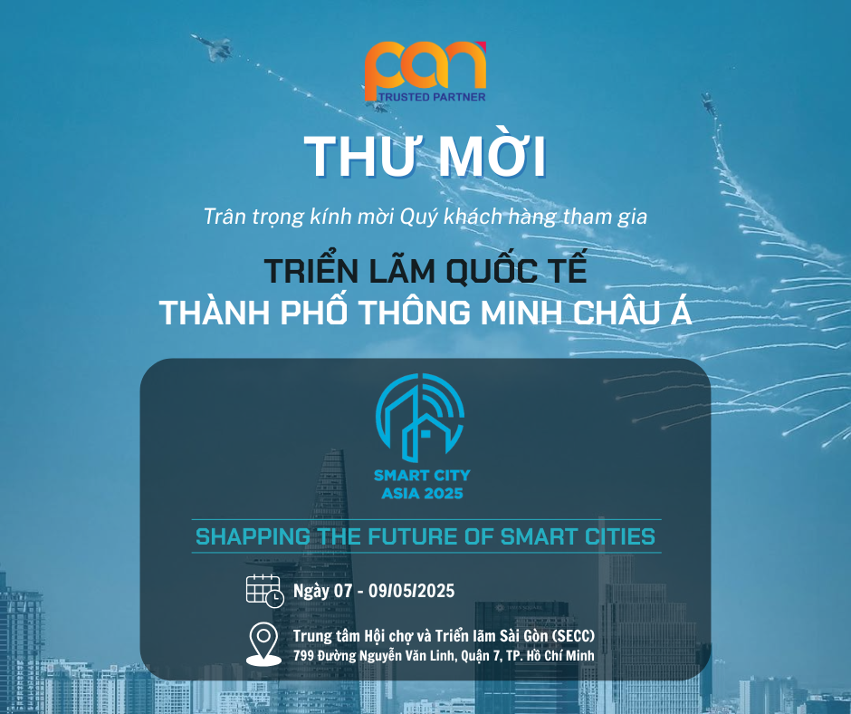 Pan Trading tham gia sự kiện Smart City Asia 2025 – Giới thiệu giải pháp vận hành đô thị thông minh