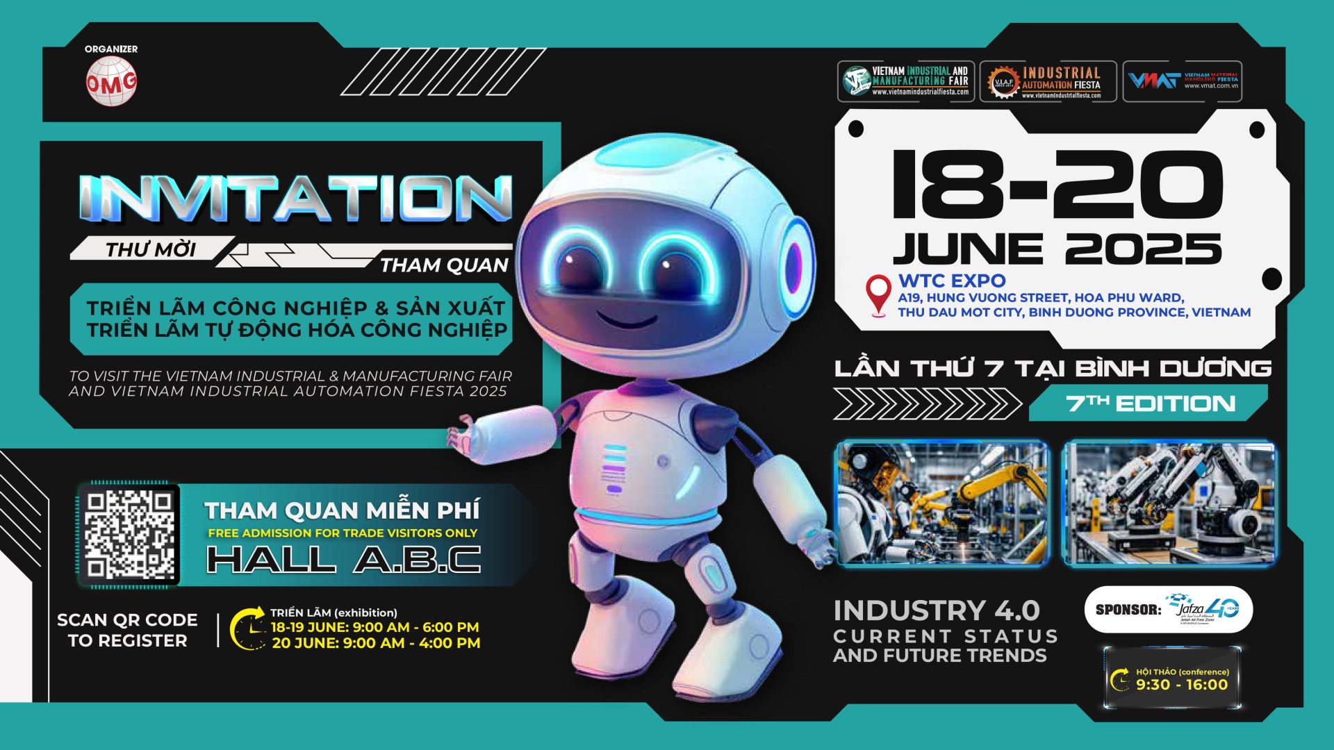 Thư mời tham quan gian hàng PAN TRADING JSC tại triển lãm công nghiệp và chế tạo Việt Nam – VIMF 2025