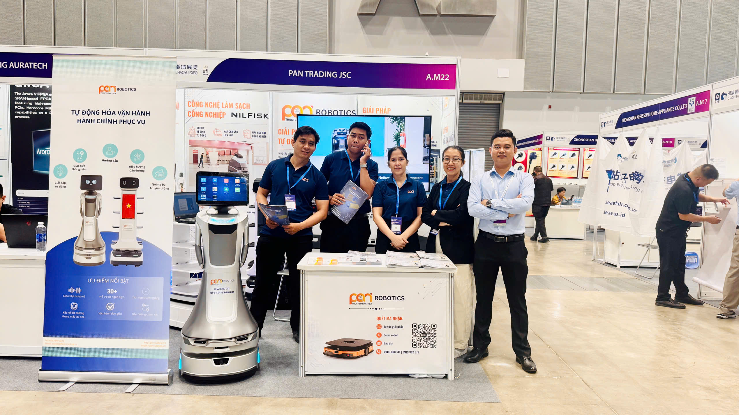PAN Robotics khép lại hành trình kết nối tại IEAE 2026
